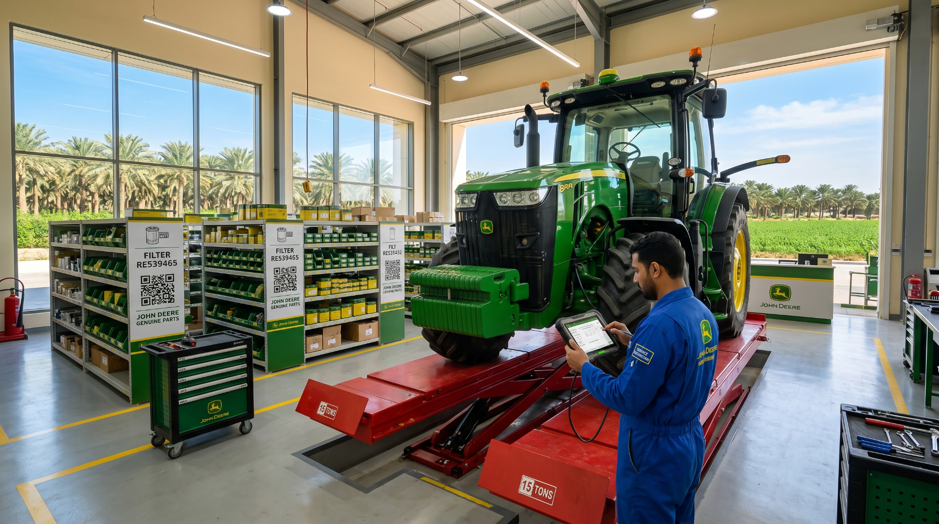 مستودع قطع الغيار الأصلية — Genuine parts warehouse